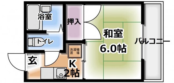 エスト香里の物件間取画像